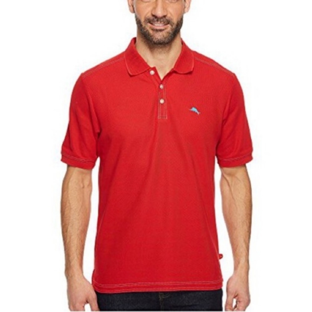 Tommy Bahama The Emfielder Island Zone Polo Shirt‎ Embroidered Logo